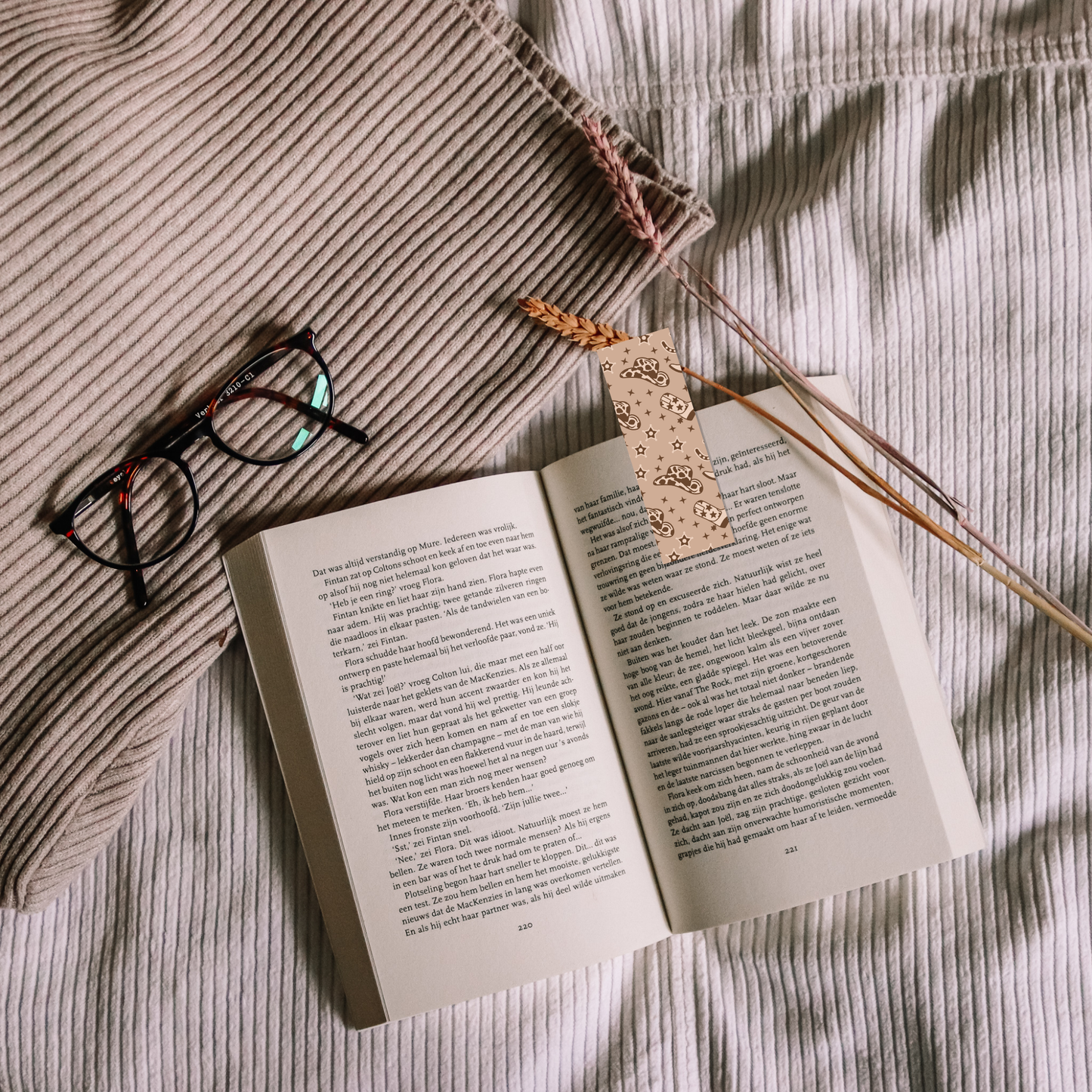 Lesezeichen Set - Braun