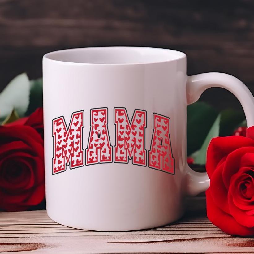 Valentinstag-Tasse 'Mama'– Romantisches Geschenk, Kaffee- und Teeliebhaber | Geschenkidee Freundin, Mutter